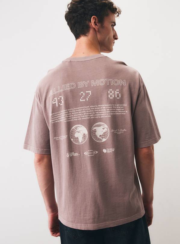 Pastel Pink Allied by Motion Graphic T-Shirt S