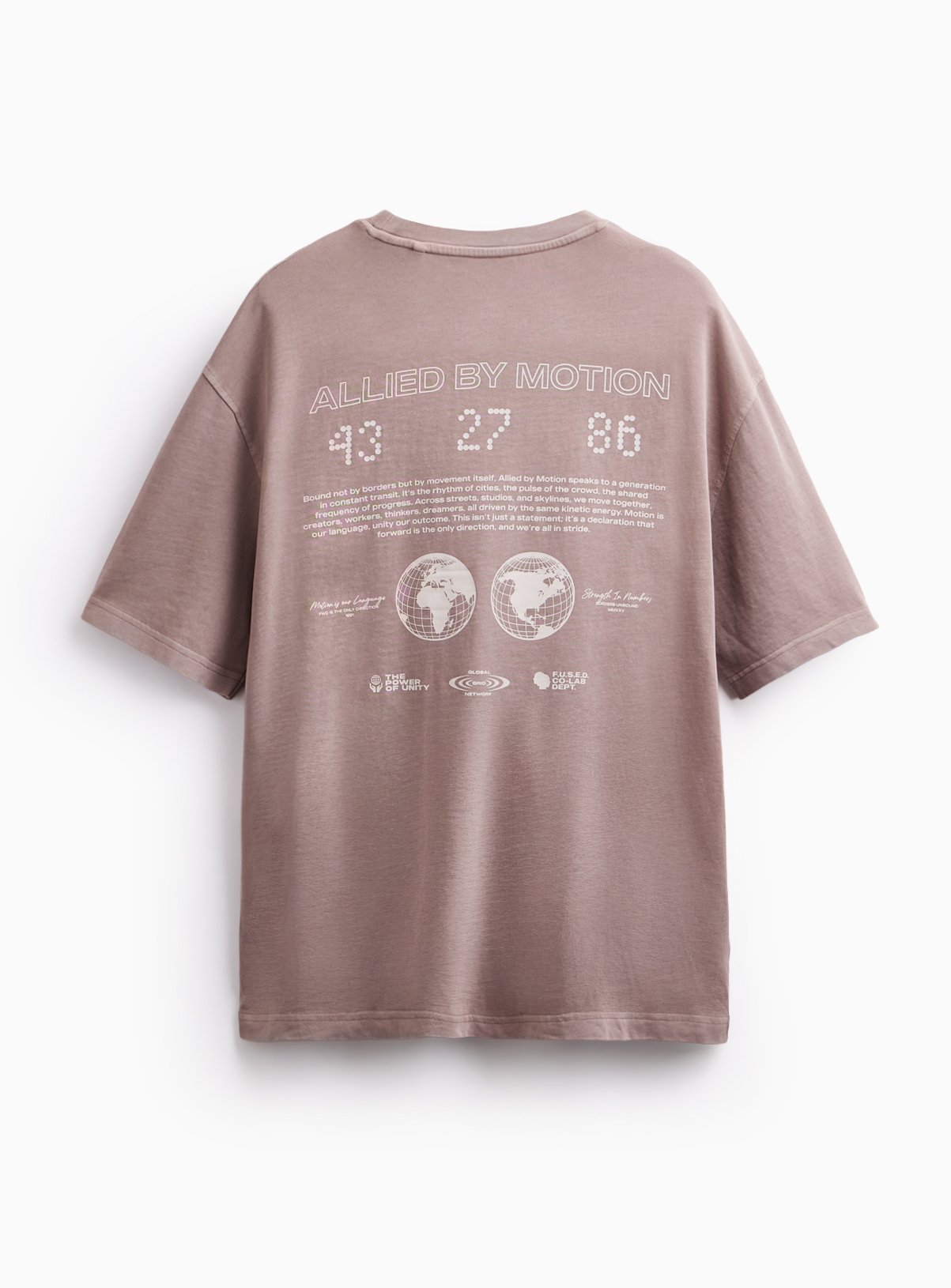 Pastel Pink Allied by Motion Graphic T-Shirt XXXXL - Image 3 thumbnail