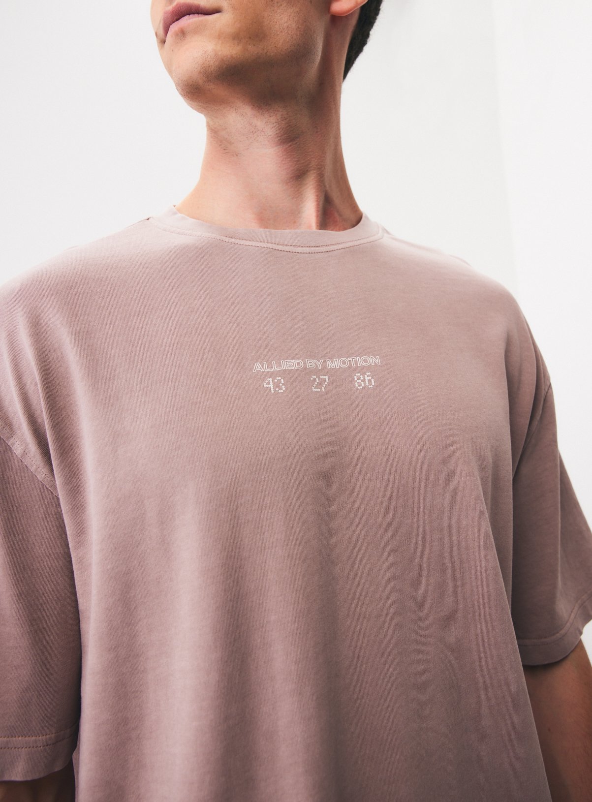 Pastel Pink Allied by Motion Graphic T-Shirt XXXXL - Image 5 thumbnail