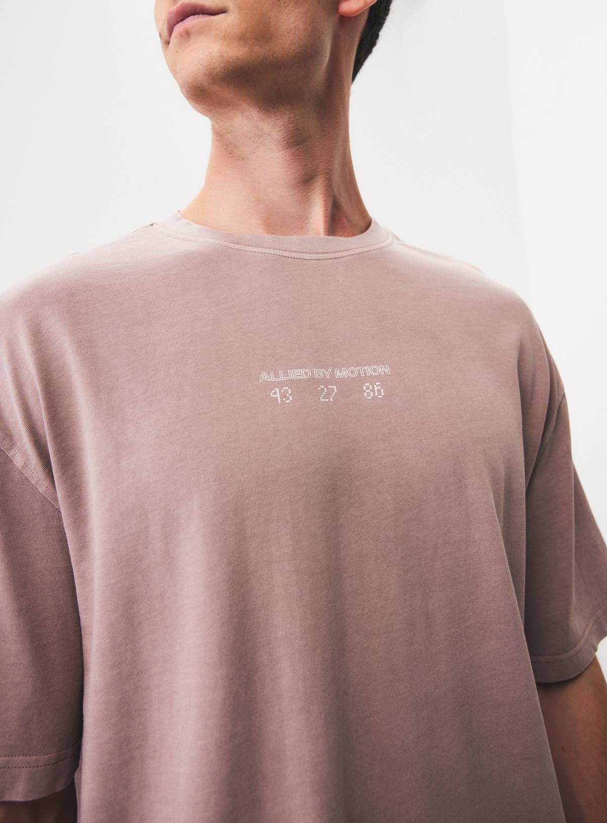 Pastel Pink Allied by Motion Graphic T-Shirt XXXXL - Image 5