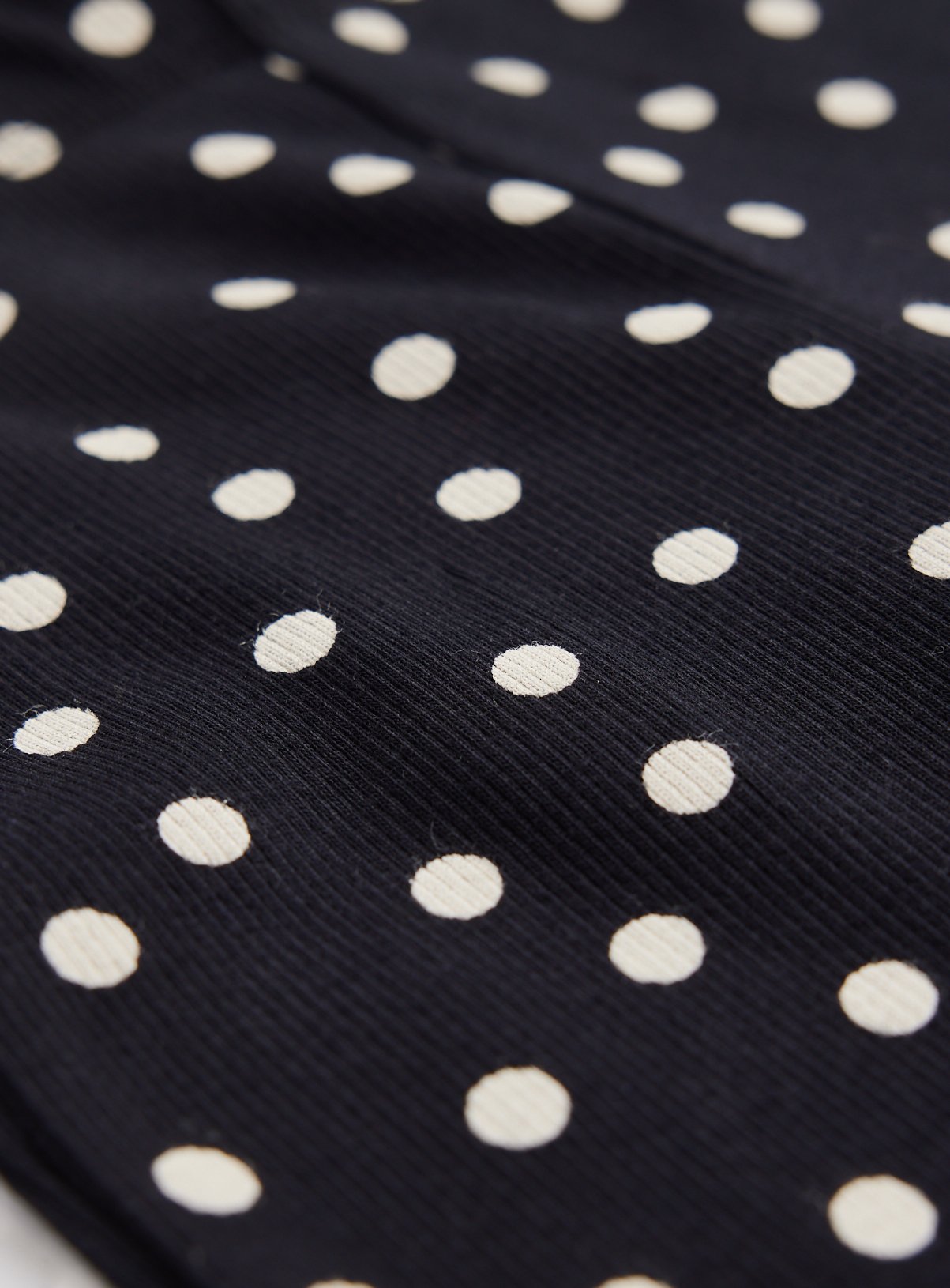 Black Polka Dot Print Kick Flare Trousers 14 years - Image 2 thumbnail