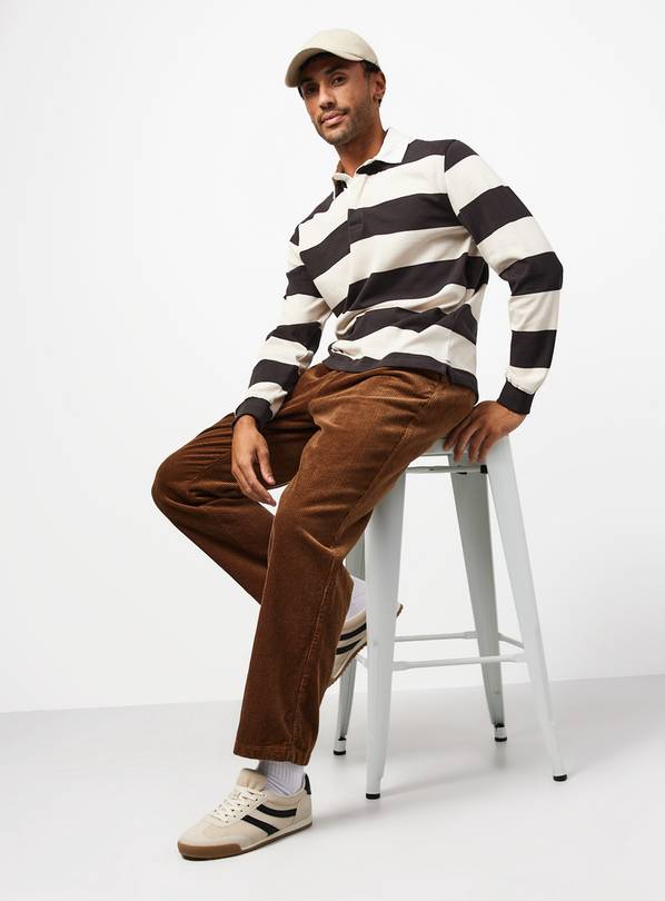 Brown Corduroy Trousers 32R
