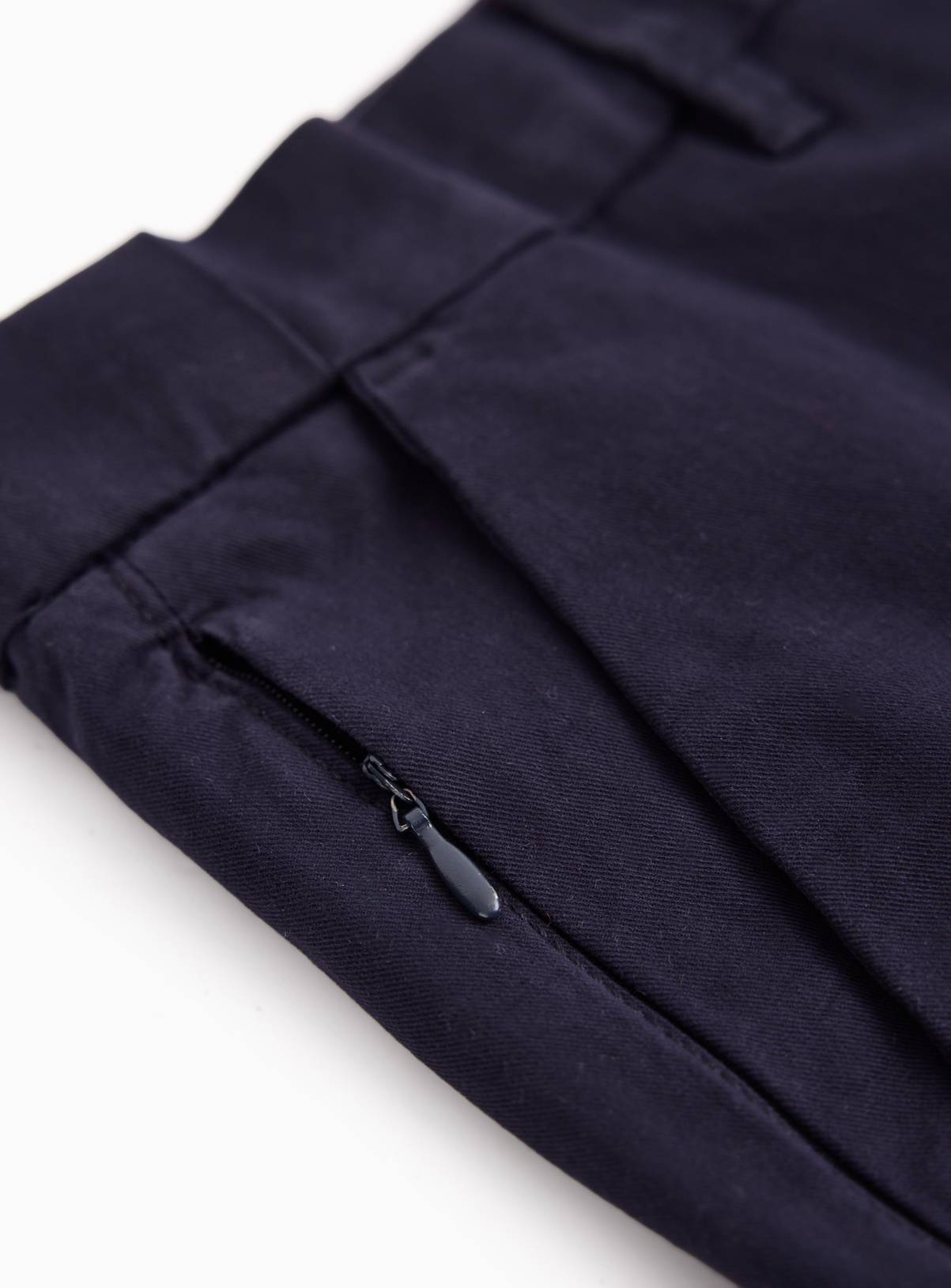 Navy Slim Chino Trousers 36L - Image 4