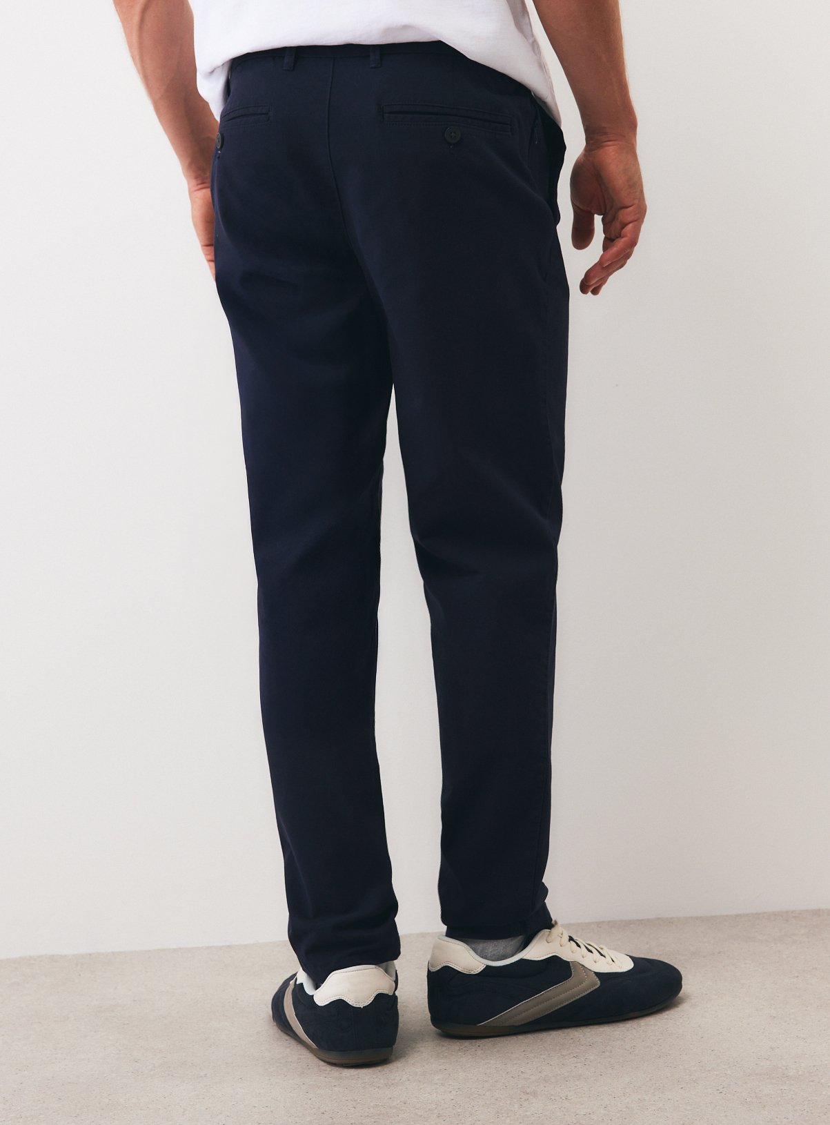Navy Slim Chino Trousers 40R - Image 5 thumbnail