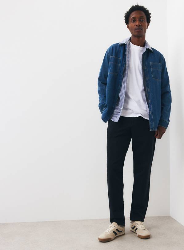 Black Ultimate Slim Fit Chinos 44L