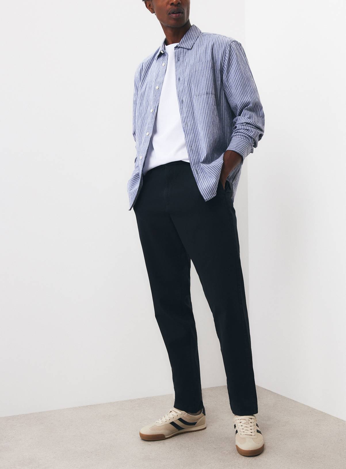 Black Ultimate Slim Fit Chinos 40R - Image 2