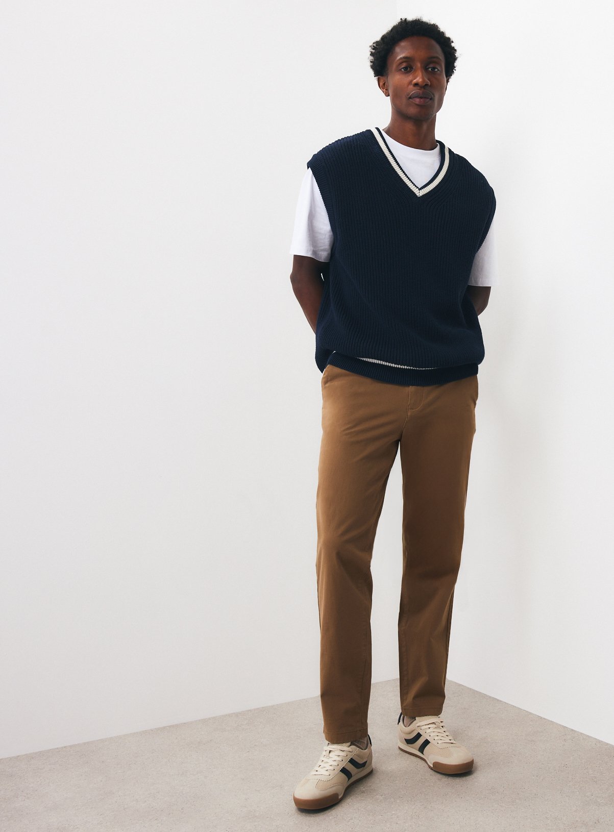 Stone Ultimate Slim Fit Chinos 40R - Image 2 thumbnail
