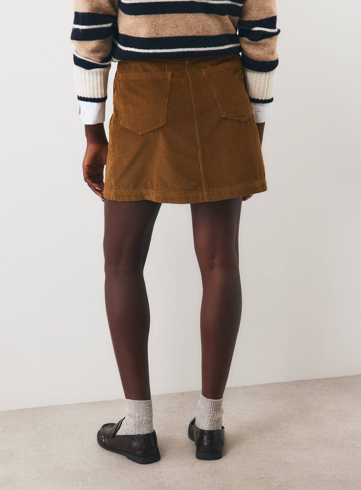 Toffee Corduroy Mini Skirt 12 - Image 4
