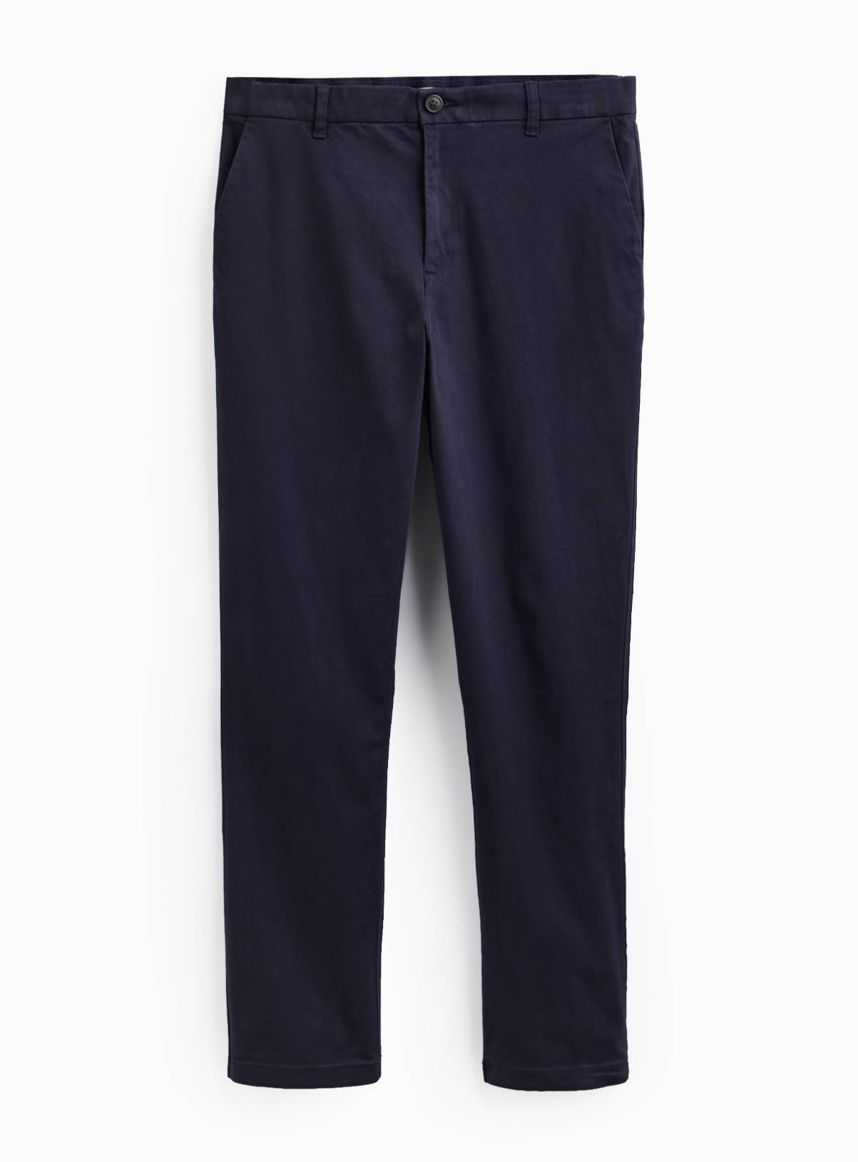 Ultimate Skinny Fit Cotton-Rich Navy Chinos 40L - Image 3