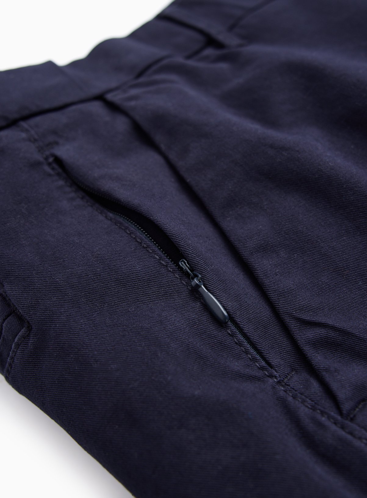 Ultimate Skinny Fit Cotton-Rich Navy Chinos 40L - Image 4 thumbnail