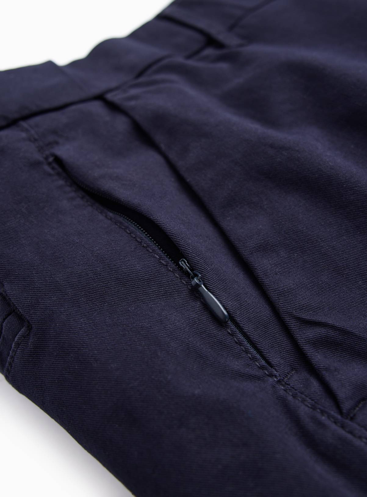 Ultimate Skinny Fit Cotton-Rich Navy Chinos 40L - Image 4