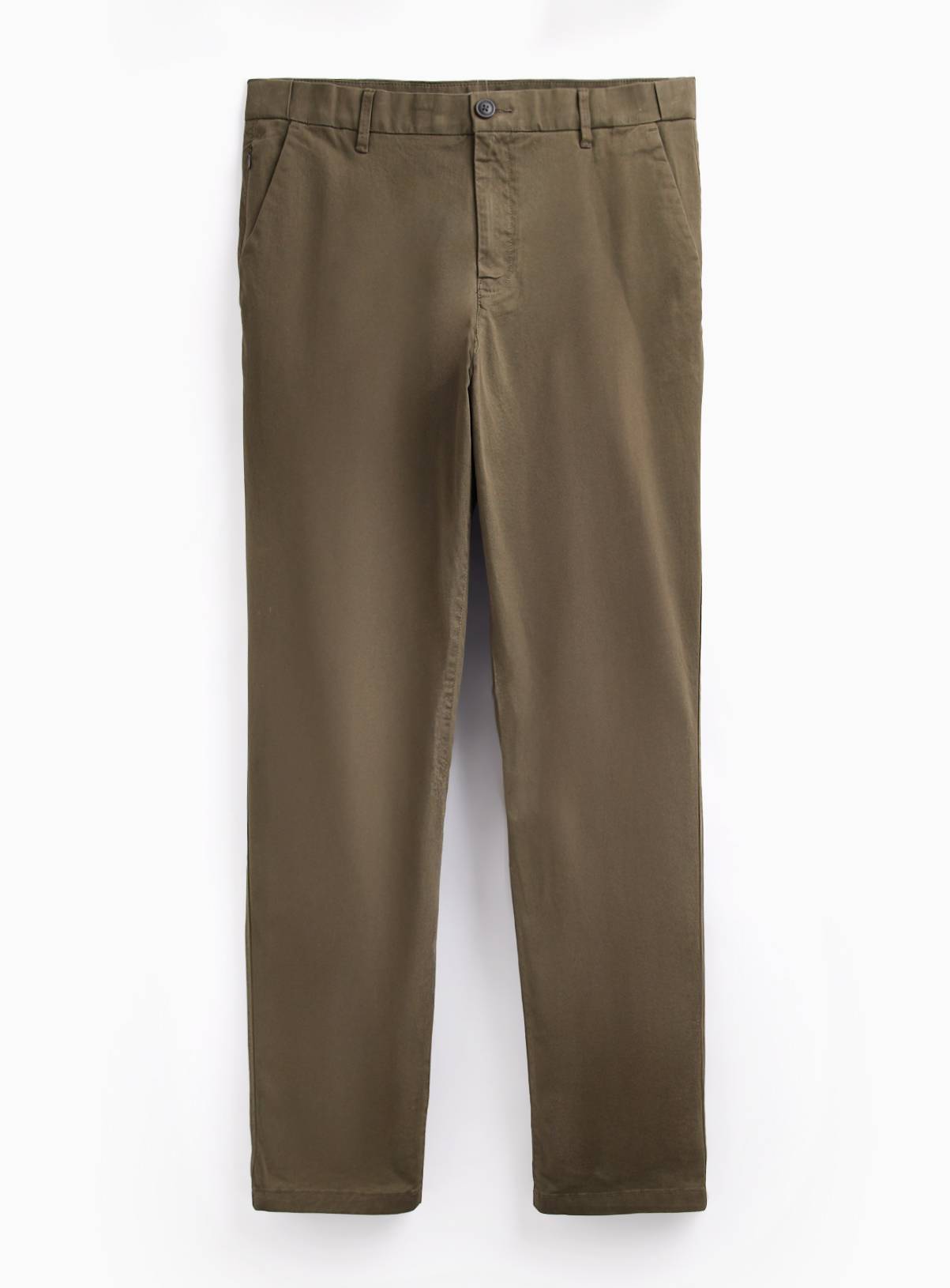 Khaki Ultimate Straight Leg Chinos 38S - Image 3