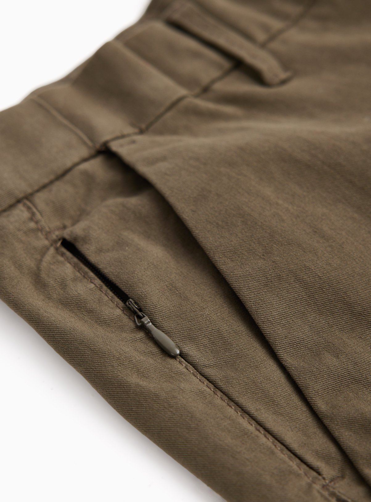 Khaki Ultimate Straight Leg Chinos 38S - Image 4 thumbnail