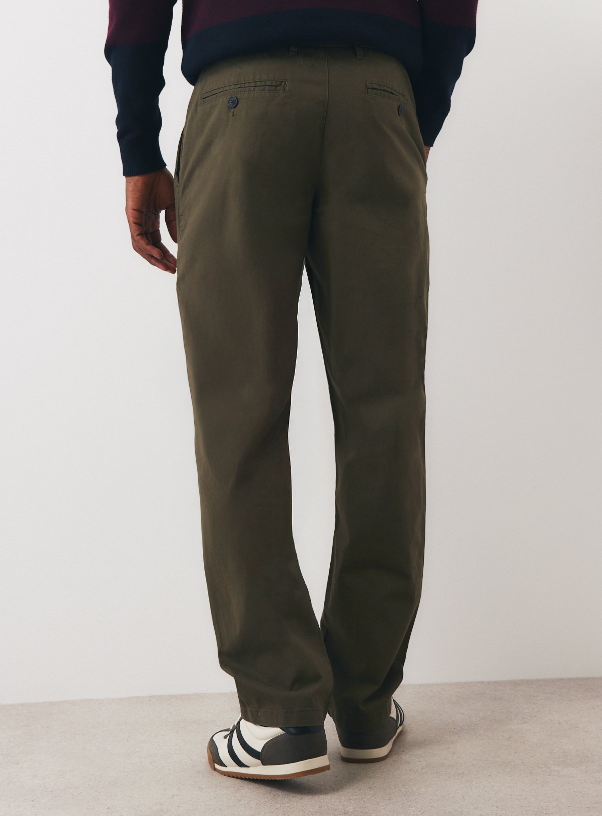 Khaki Ultimate Straight Leg Chinos 38S - Image 5 thumbnail