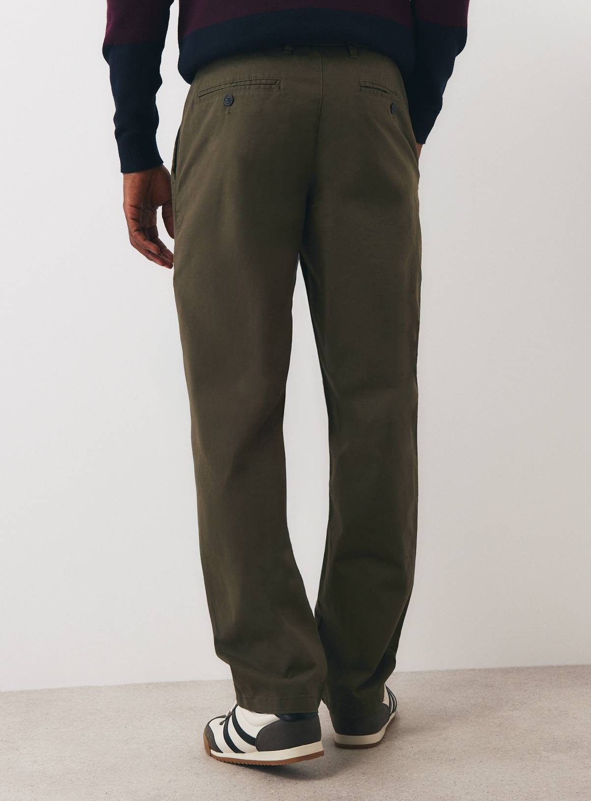 Khaki Ultimate Straight Leg Chinos 38S - Image 5