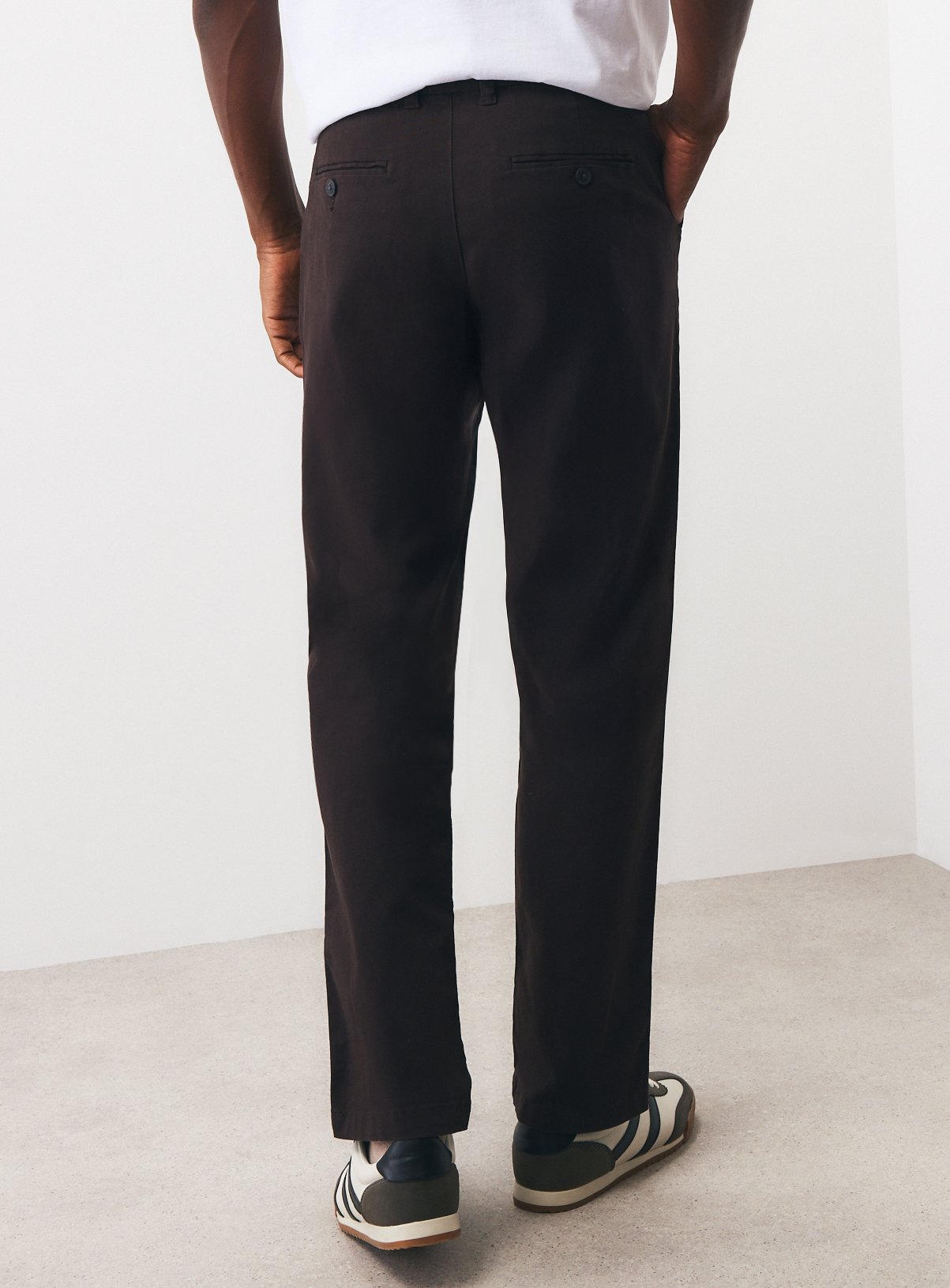 Brown Straight Leg Chinos 34R - Image 5 thumbnail