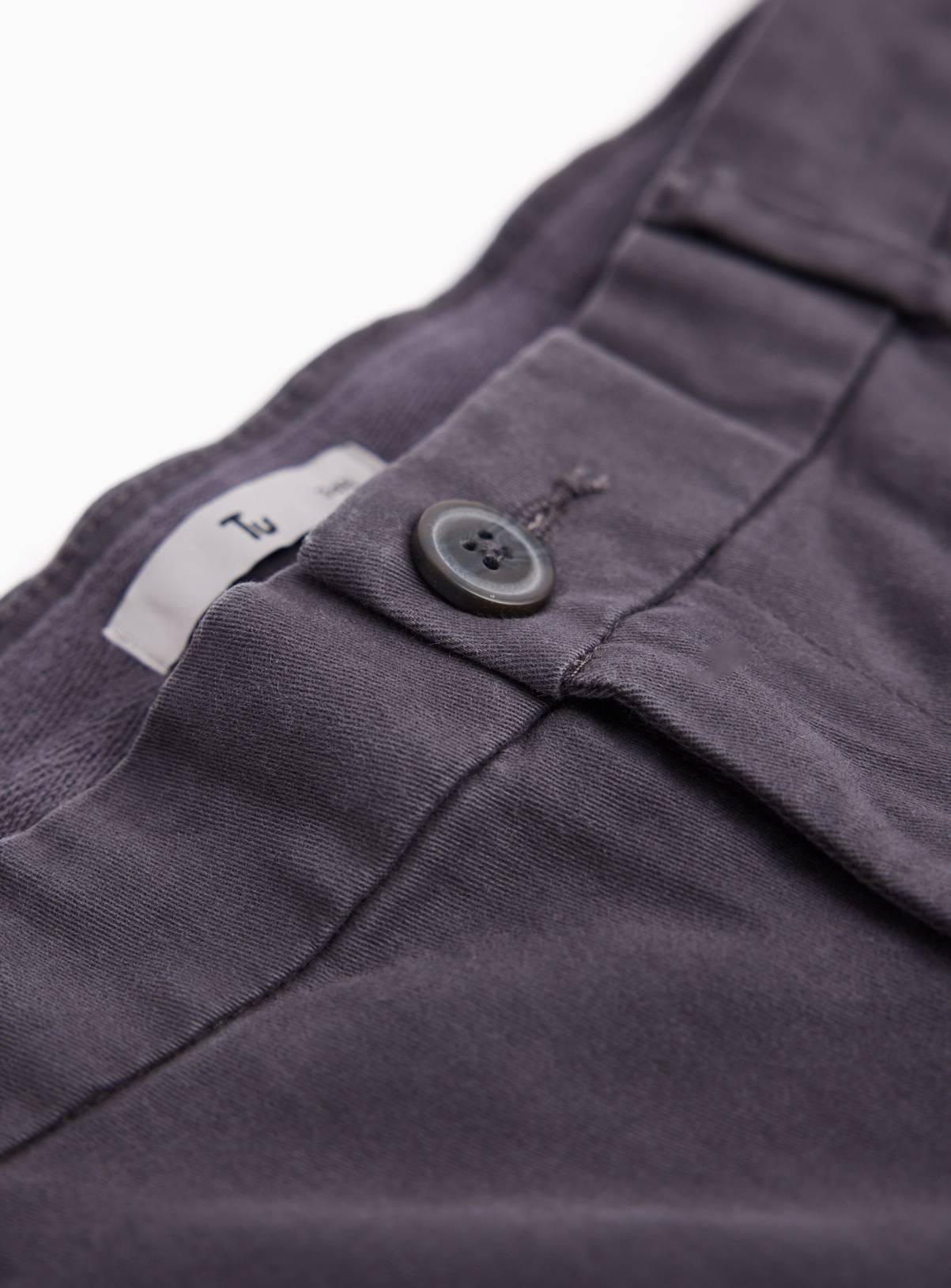 Charcoal Straight Leg Chinos 34S - Image 4