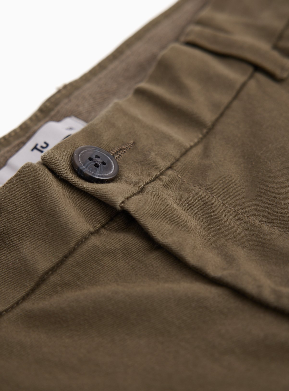 Khaki Slim Chino Trousers 30R - Image 4 thumbnail