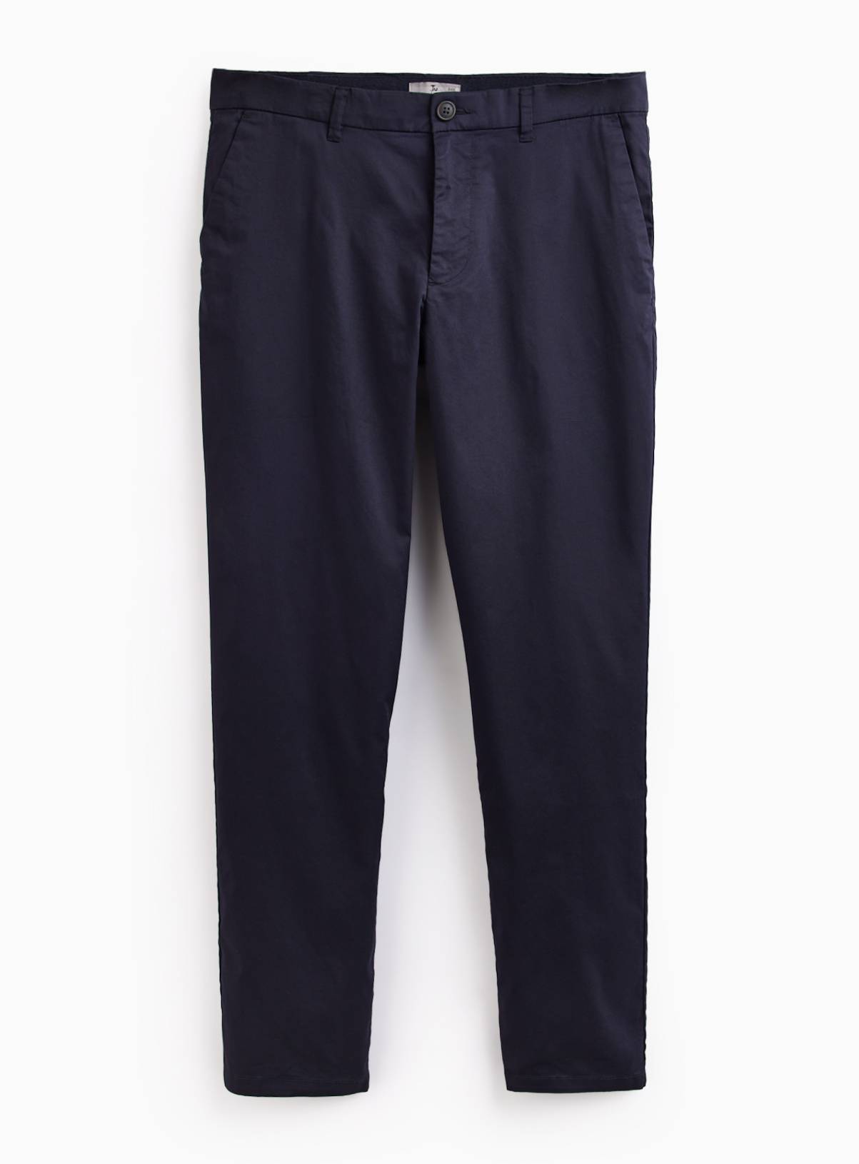 Navy Lightweight Straight Leg Chinos 42L - Image 3