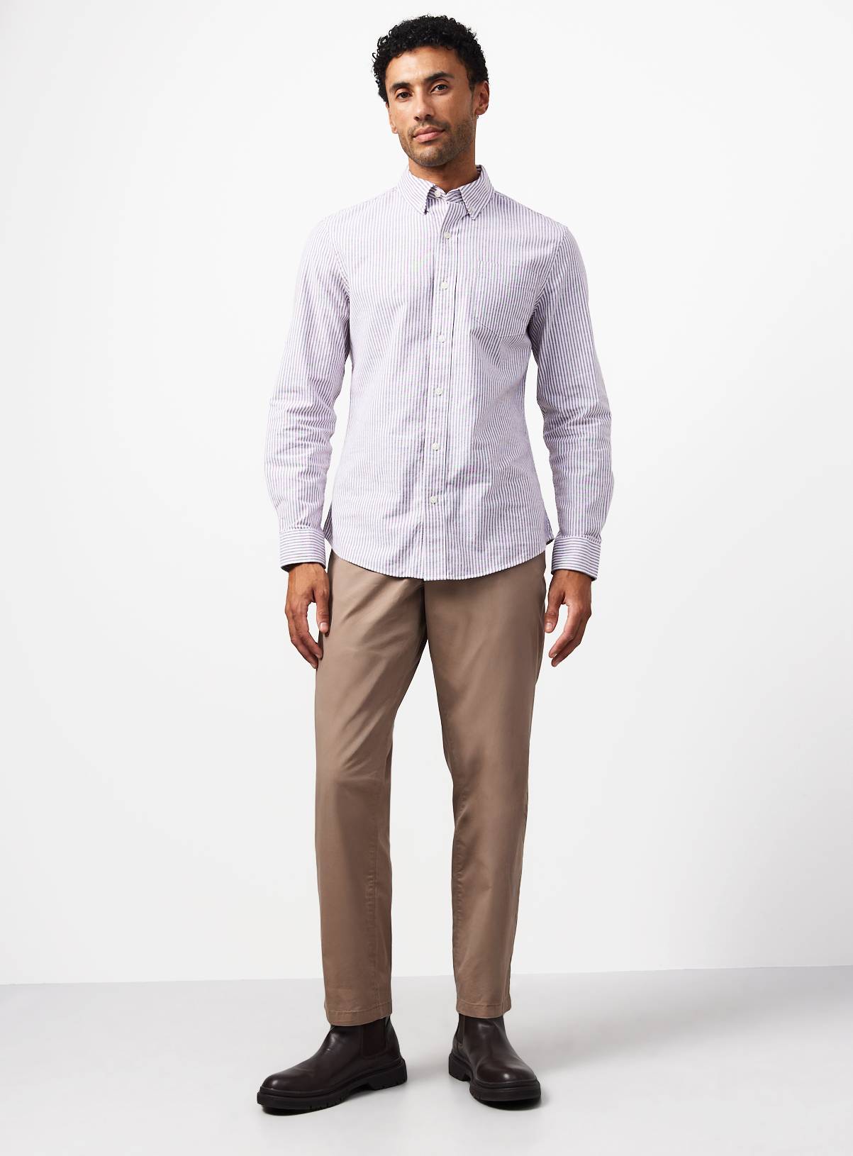 Stone Lightweight Straight Leg Chinos 44S - Image 2