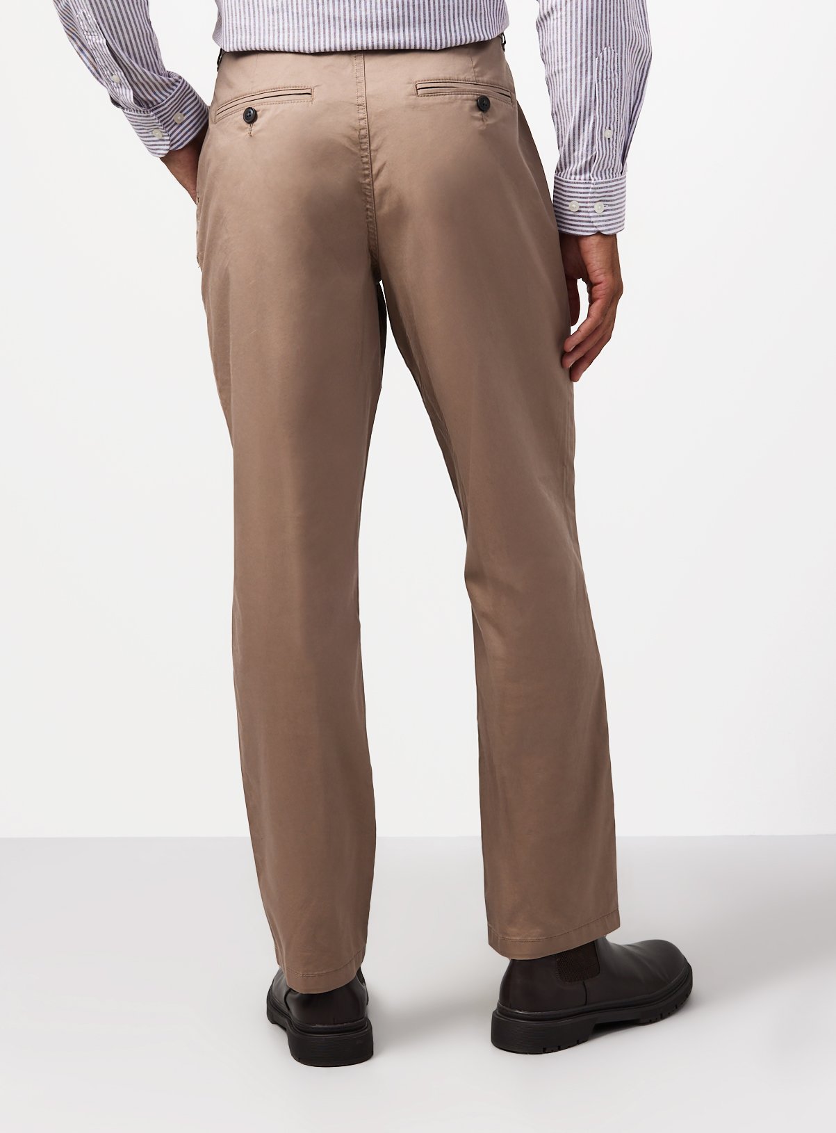 Stone Lightweight Straight Leg Chinos 44S - Image 5 thumbnail