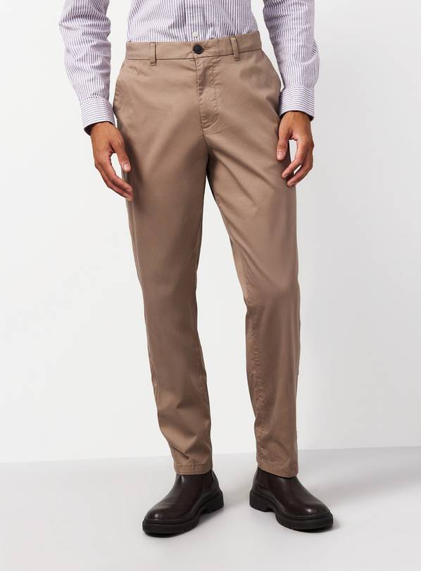 Stone Lightweight Straight Leg Chinos 44S
