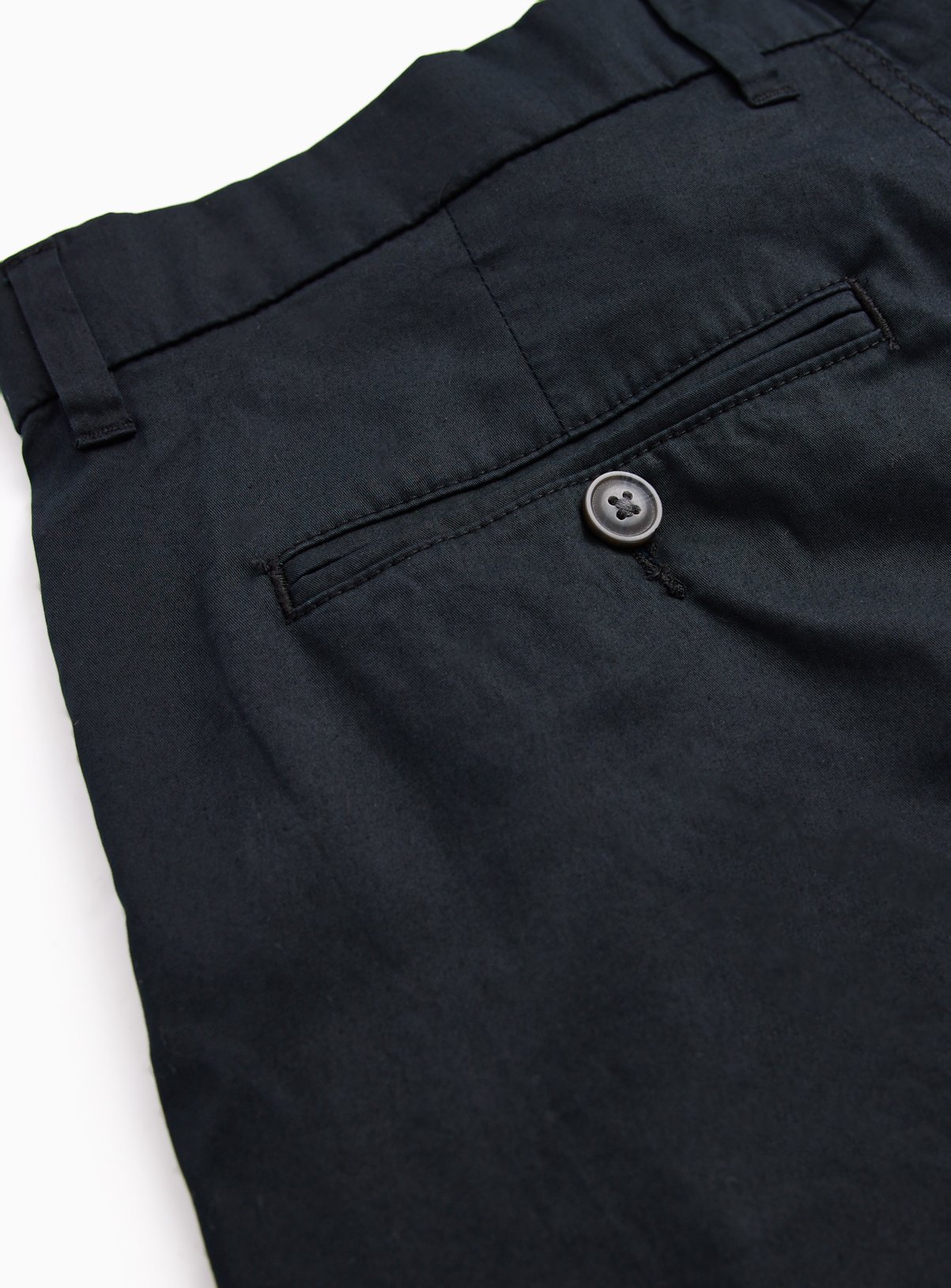 Black Lightweight Straight Leg Chinos 30L - Image 4 thumbnail