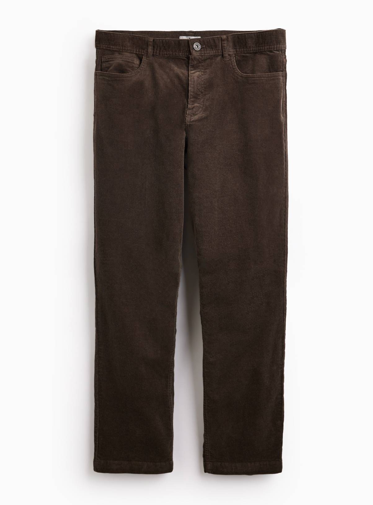 Khaki Corduroy Trousers 44S - Image 3