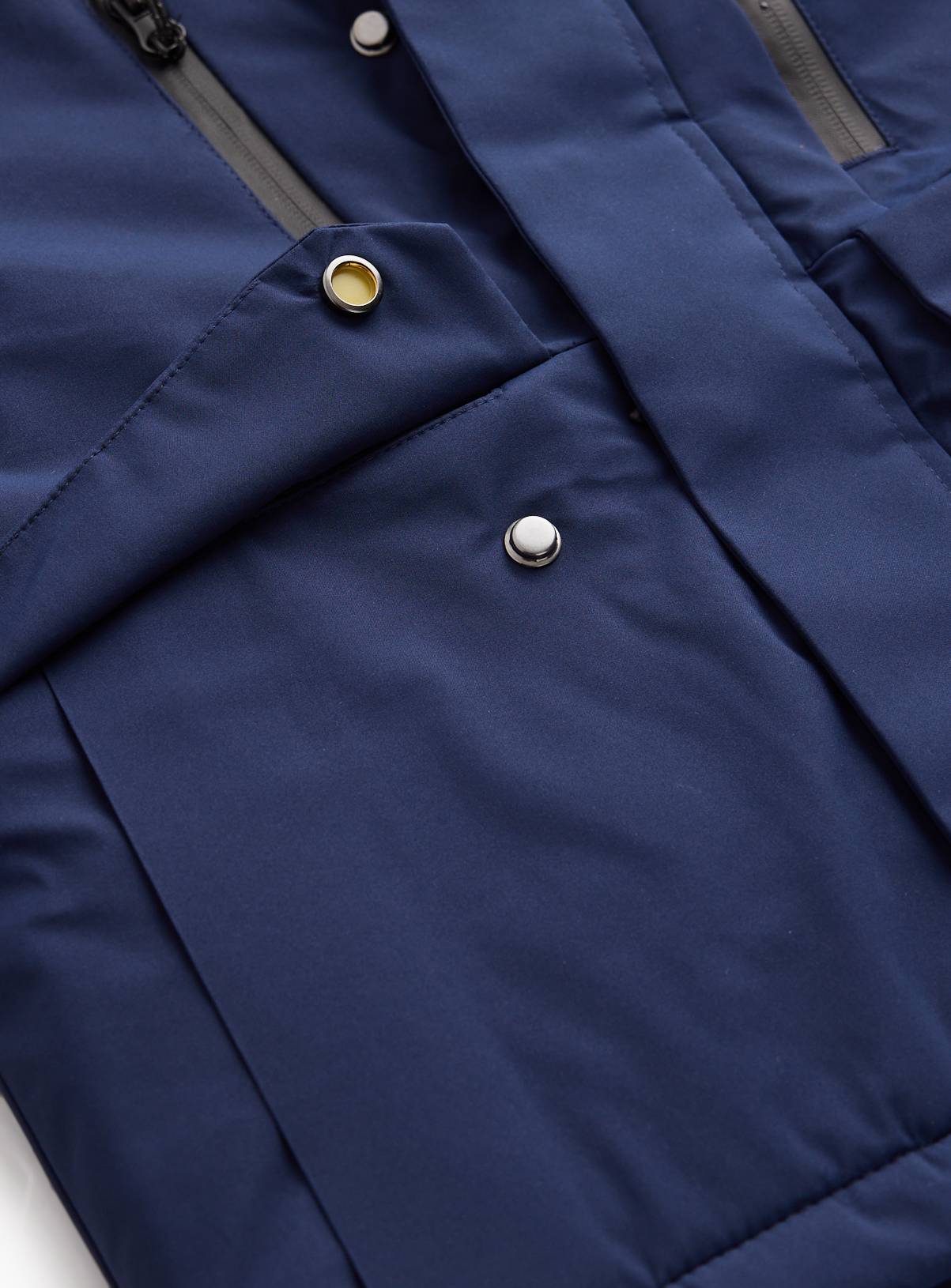 Navy Hooded Technical Parka 9-10 years - Image 3