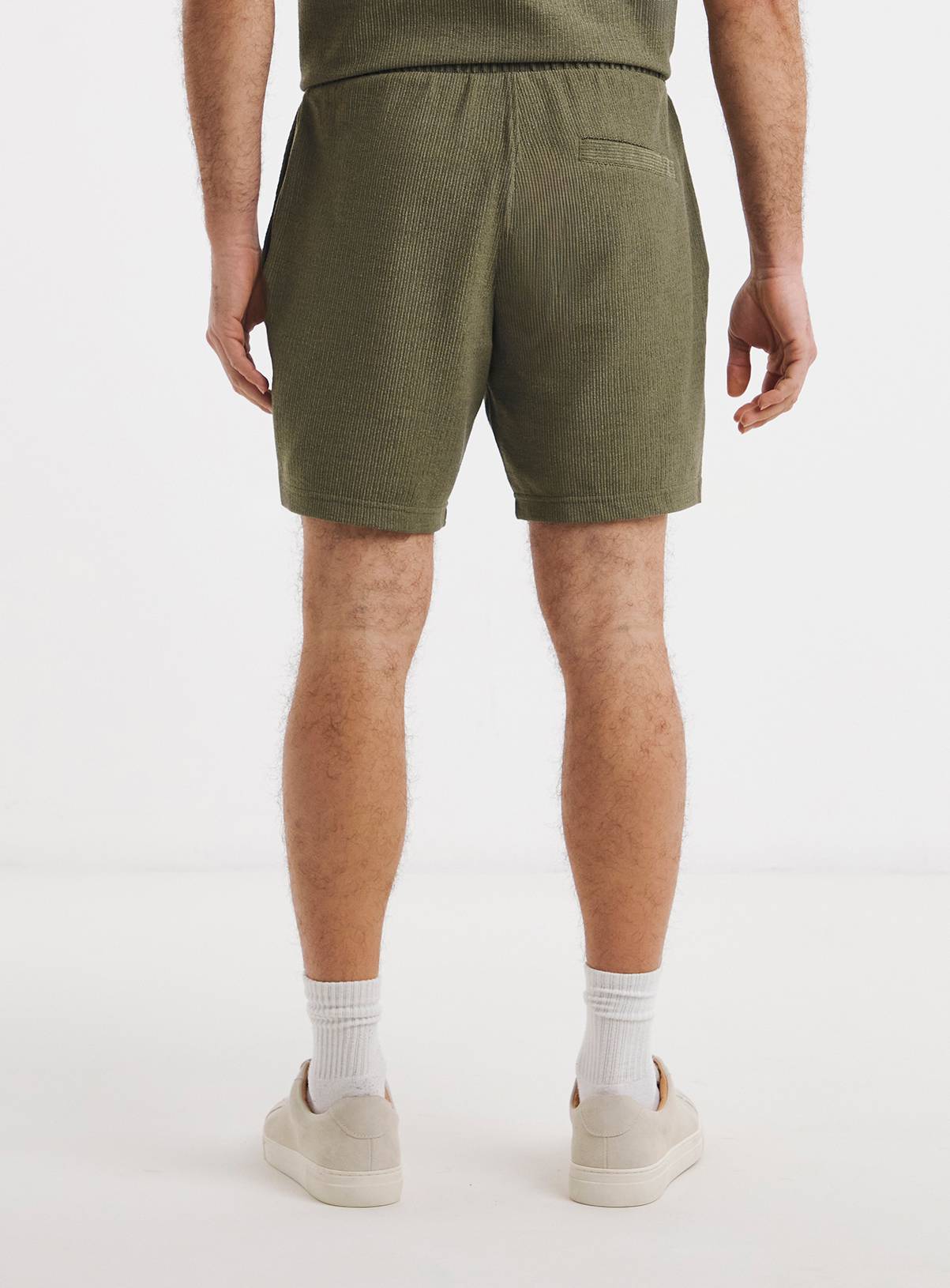 JACAMO Textured Jersey Short Khaki 45/47 - Image 2