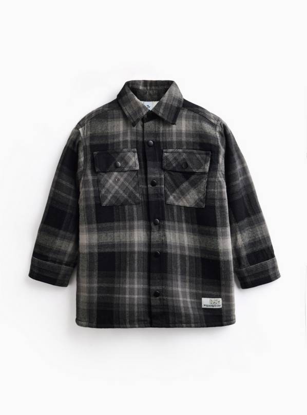 Borg Lined Check Shirt 12 years