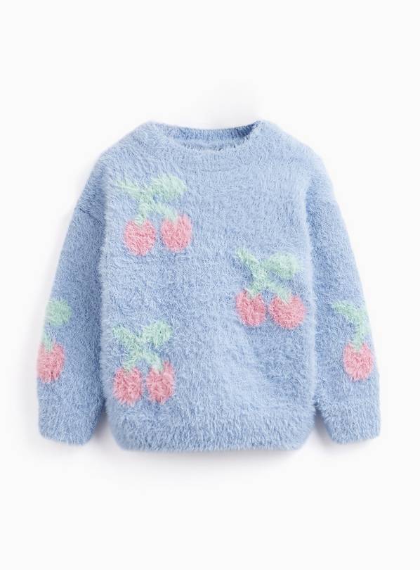 Cherry Eyelash Knit Jumper 7-8 years