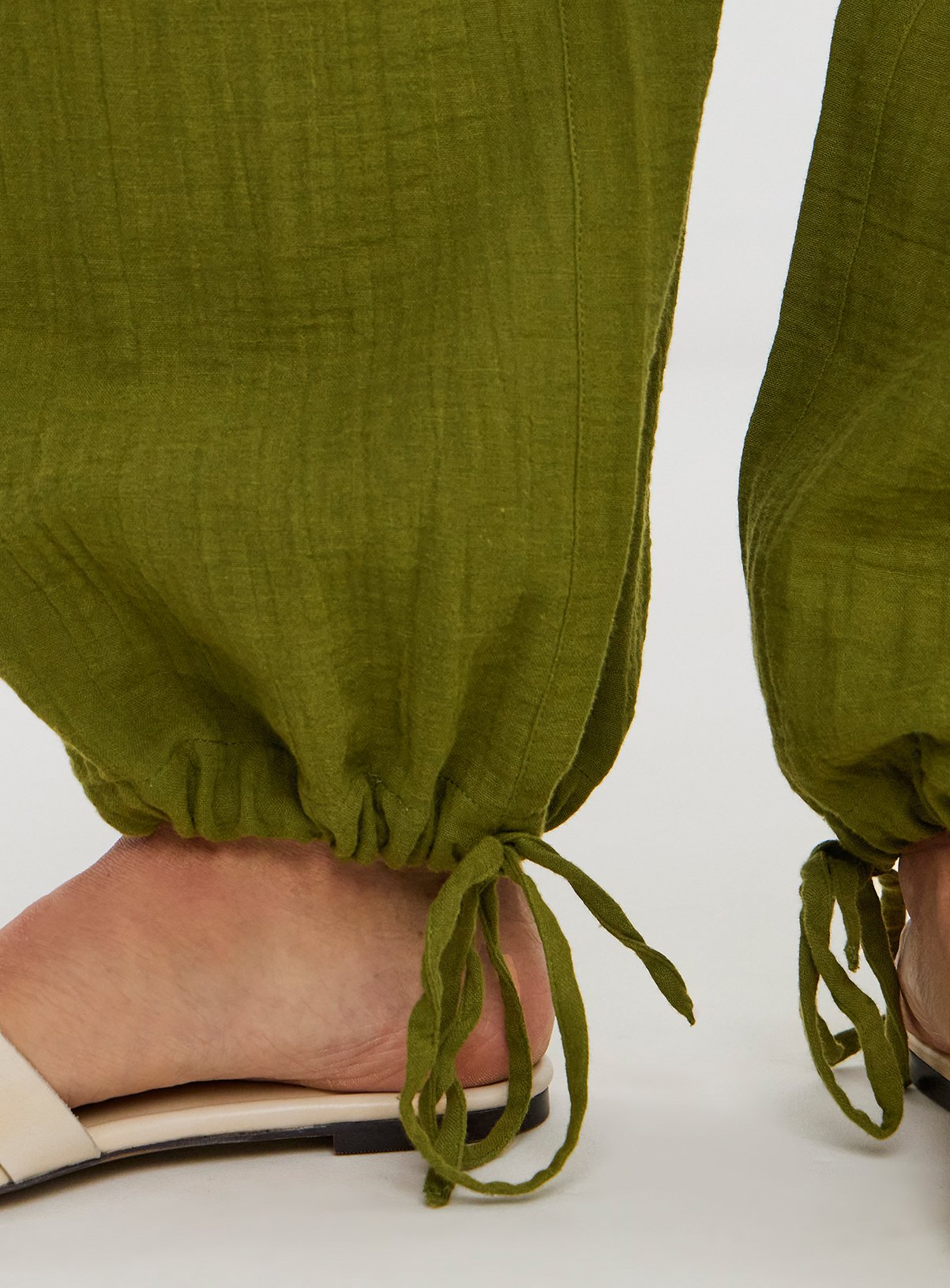 Buy JD WILLIAMS Cotton Cheesecloth Balloon Trousers 10 | Trousers