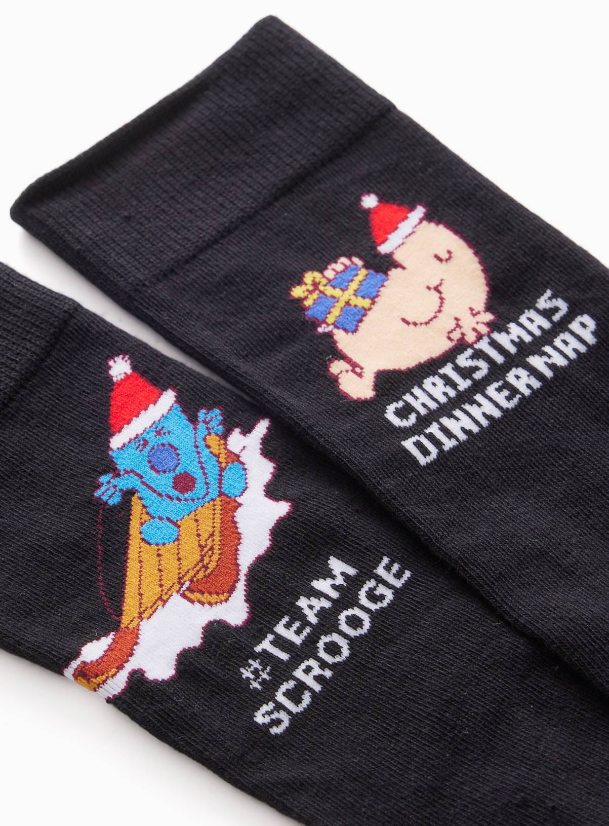 Mr Men Christmas Ankle Socks 2-Pack 9-12 - Image 2