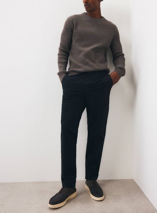 Ultimate Skinny Fit Black Chinos 40S