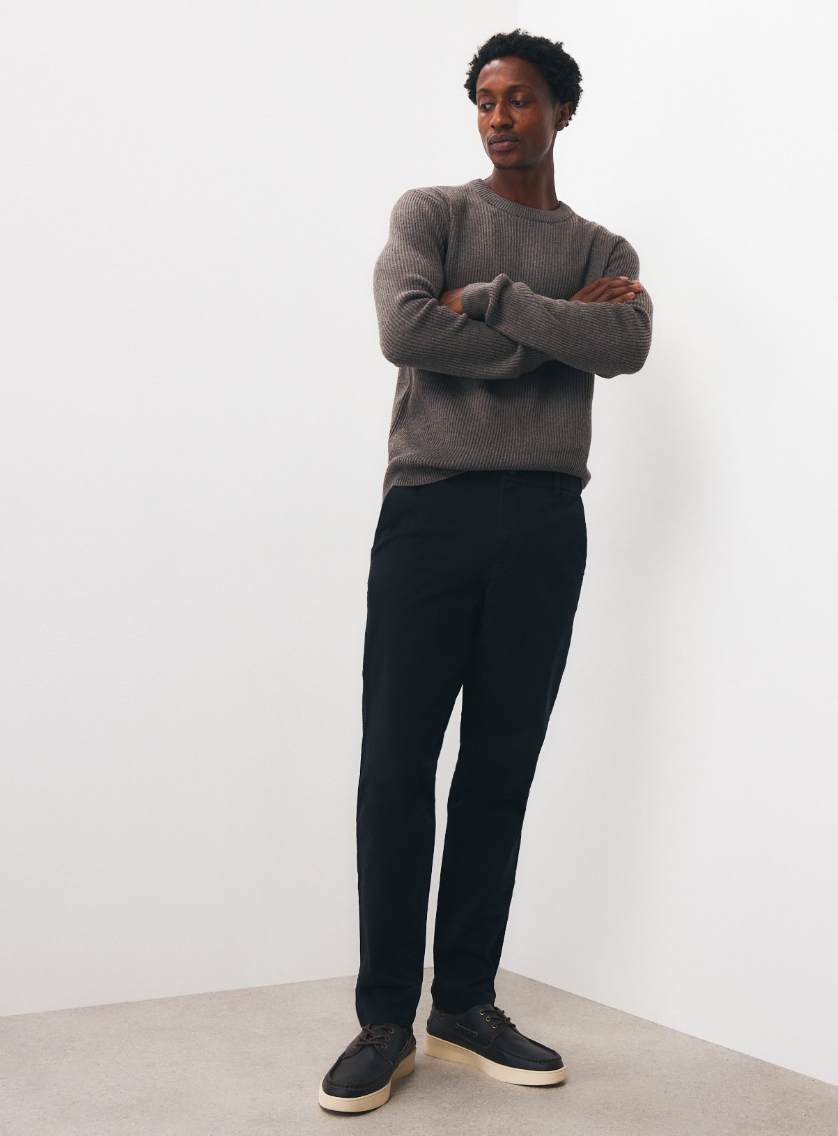 Ultimate Skinny Fit Black Chinos 40L - Image 2 thumbnail