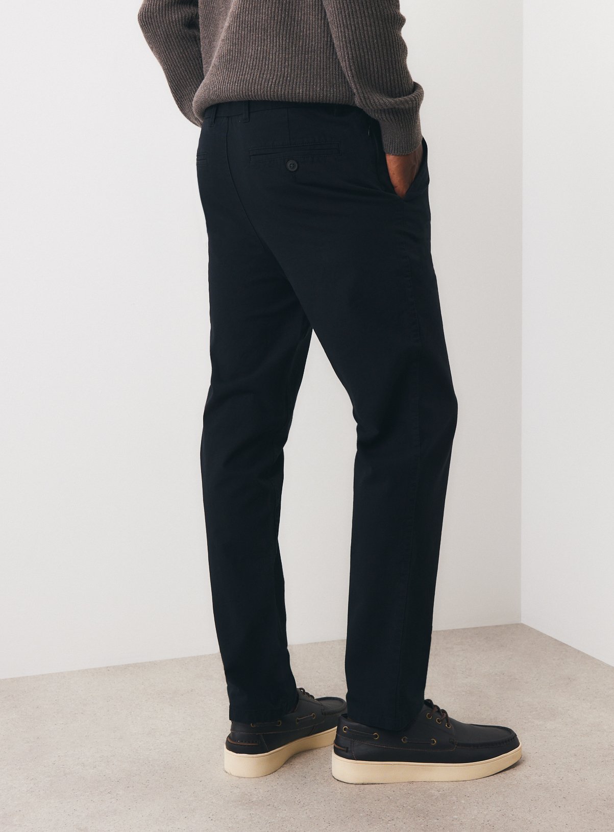 Ultimate Skinny Fit Black Chinos 40L - Image 4 thumbnail