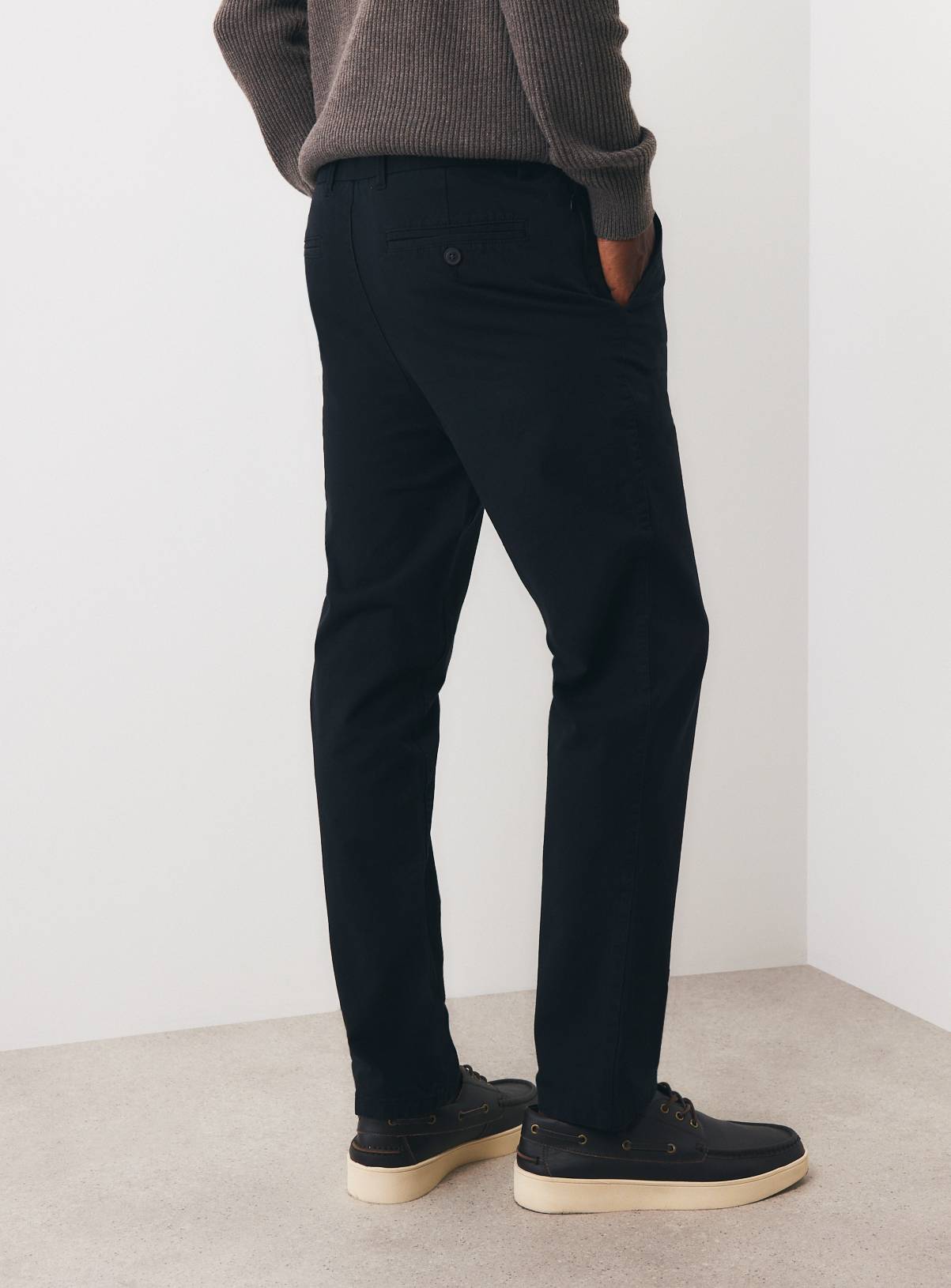 Ultimate Skinny Fit Black Chinos 40L - Image 4
