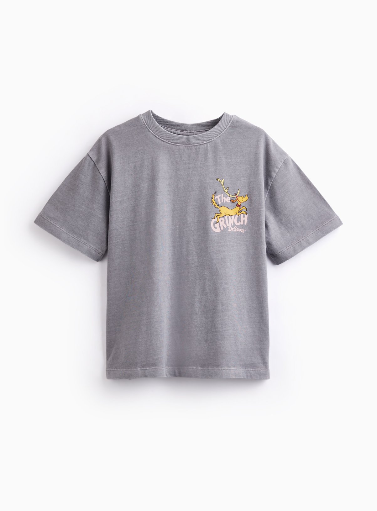 The Grinch Charcoal T-Shirt 9 years - Image 1 thumbnail