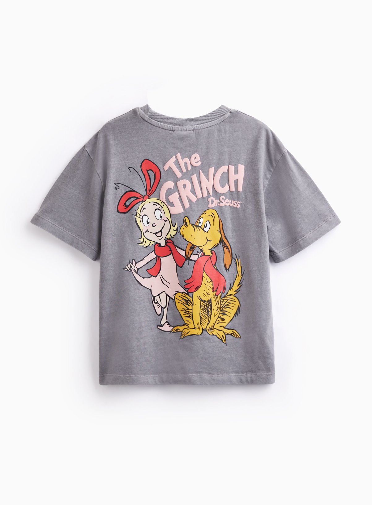 The Grinch Charcoal T-Shirt 9 years - Image 2 thumbnail
