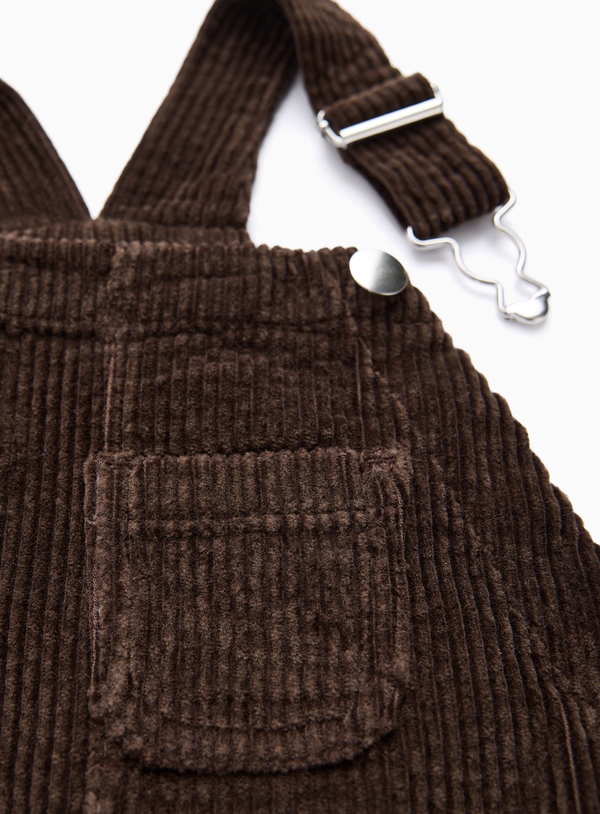 Brown Corduroy Dungaree Set 2-3 years - Image 2 thumbnail