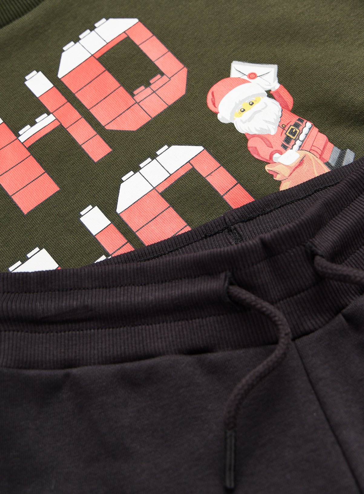 Dark Green LEGO Christmas Jogger Set 7-8 years - Image 2 thumbnail