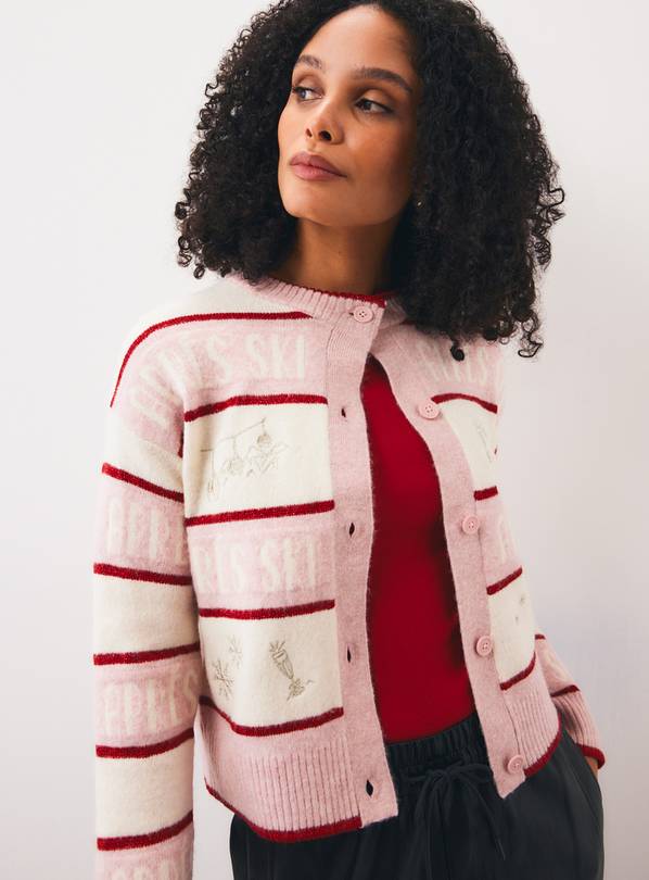 Les Alpes Ribbed Cardigan XS