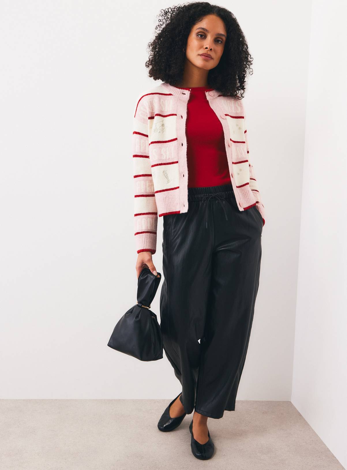 Les Alpes Ribbed Cardigan XS - Image 2