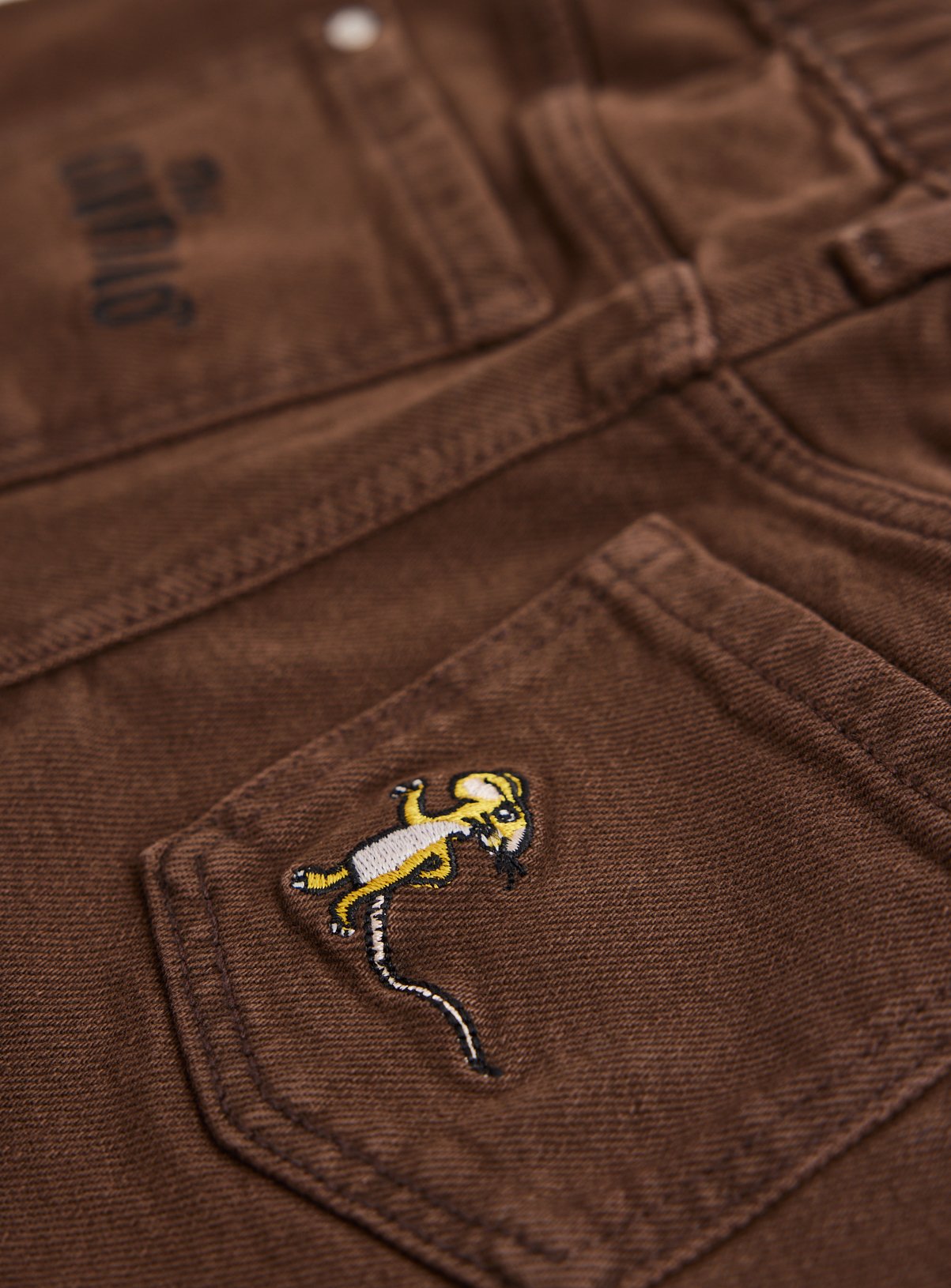 Brown The Gruffalo Embroidered Balloon Trousers 6-7 years - Image 2 thumbnail