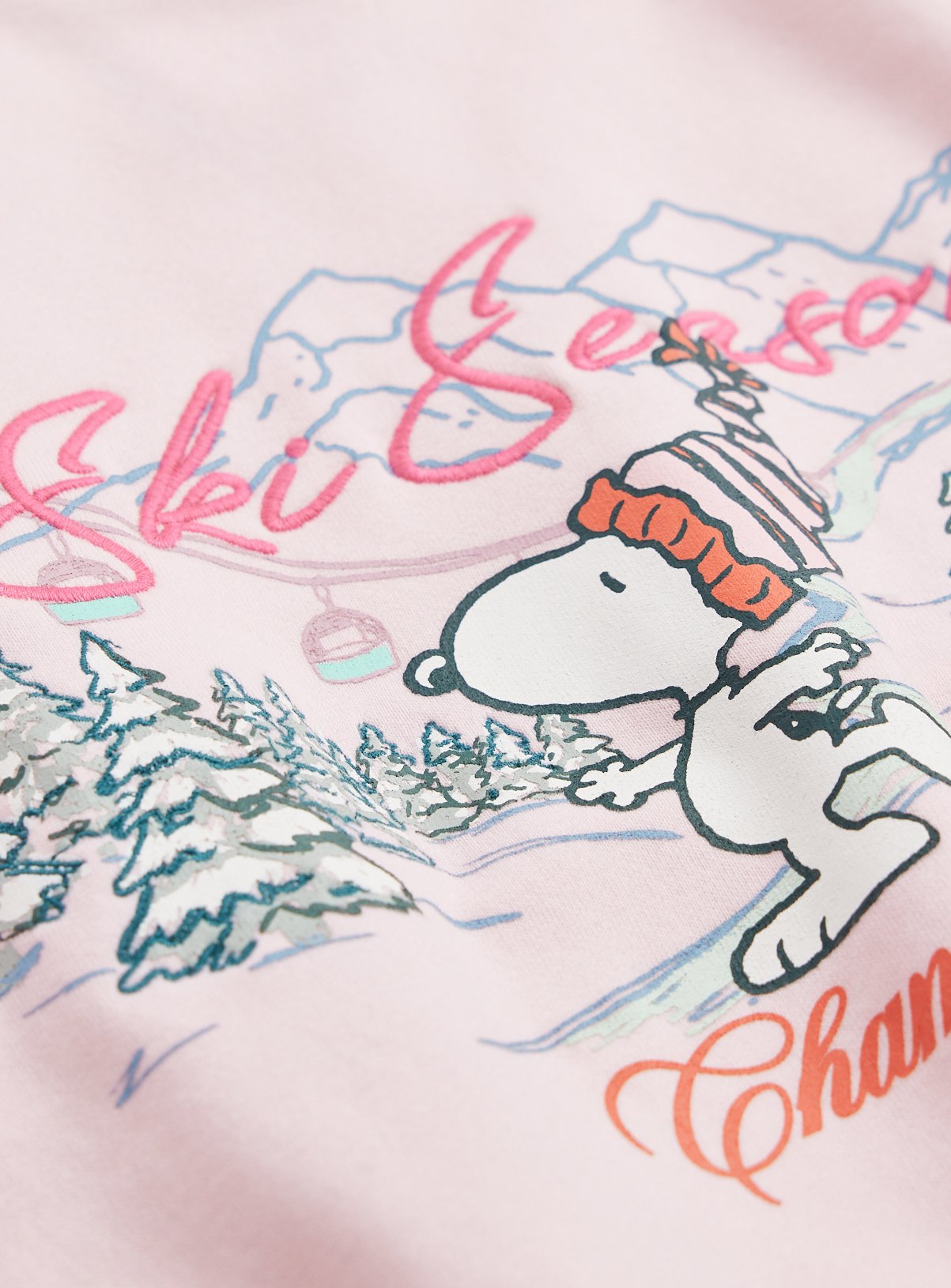 Mini Me Pink Snoopy Ski Sweatshirt 5 years - Image 2 thumbnail