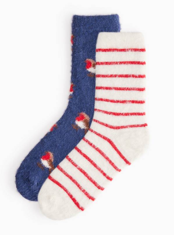 Robin Cosy Ankle Socks 2-Pack 4-8