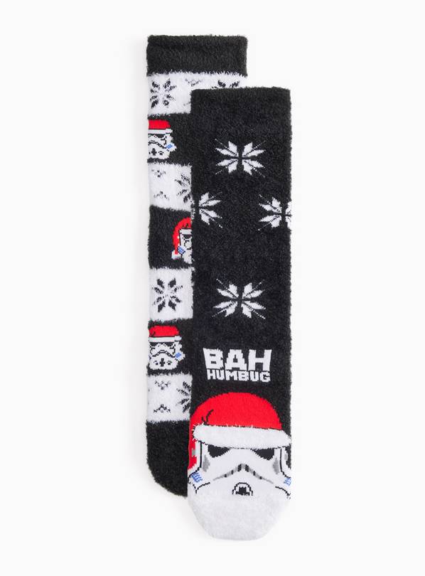 Stormtrooper Christmas Cosy Socks 2-Pack 6-8.5