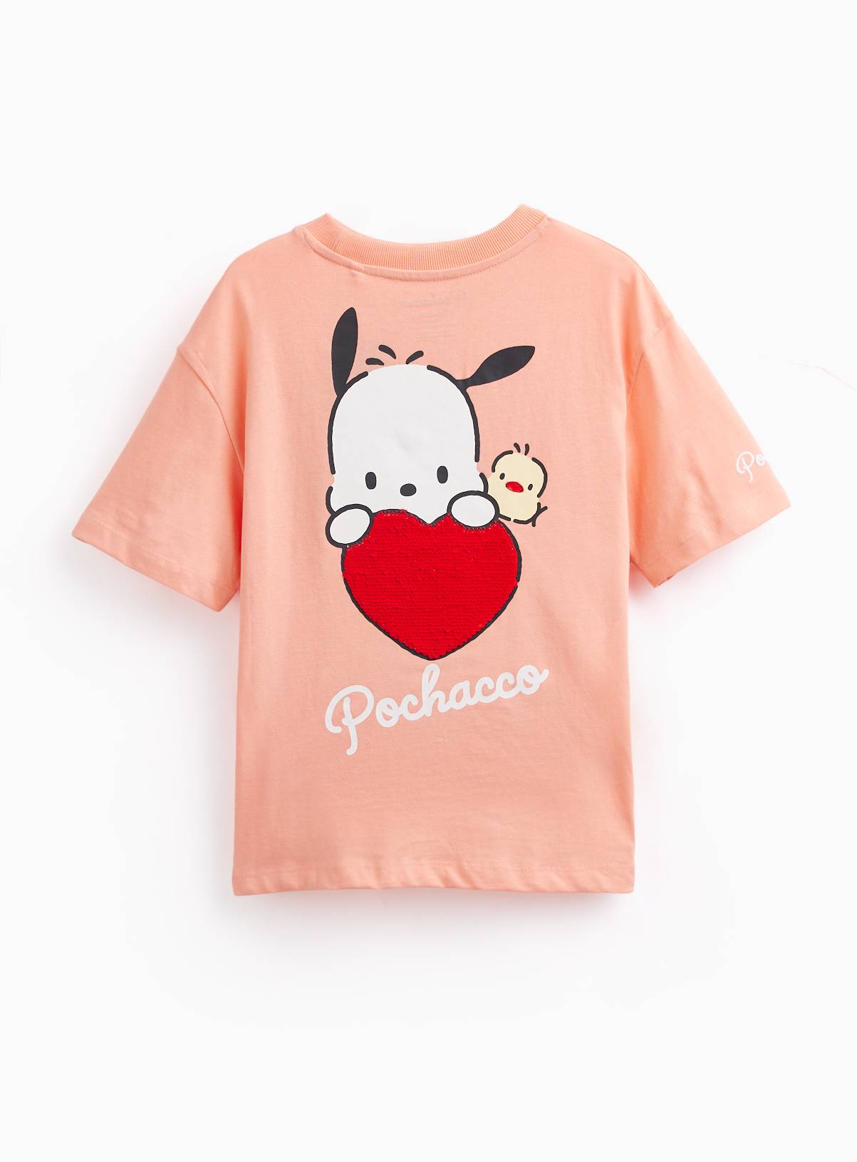 Coral Pochacco Character T-Shirt 7 years - Image 2