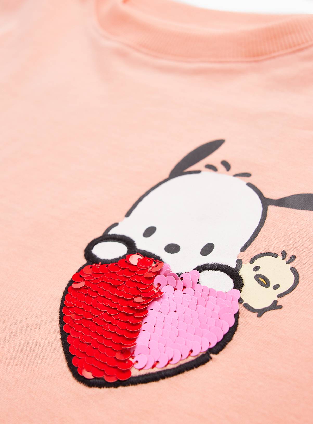 Coral Pochacco Character T-Shirt 7 years - Image 3